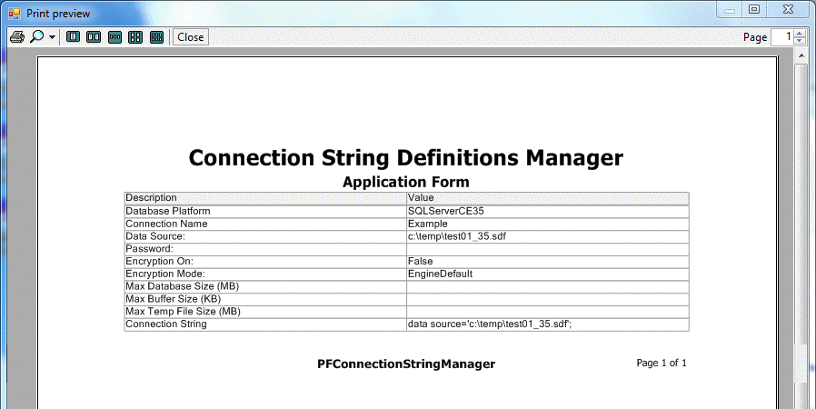 image\ConnectionStringsPrintPreview.gif